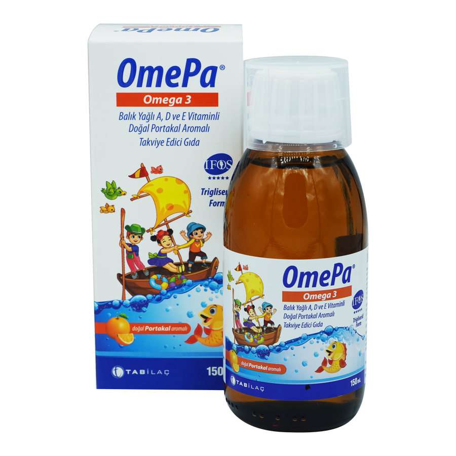 OmePa Omega 3 Balık Yağı - Portakal